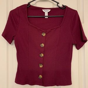Button front shirt